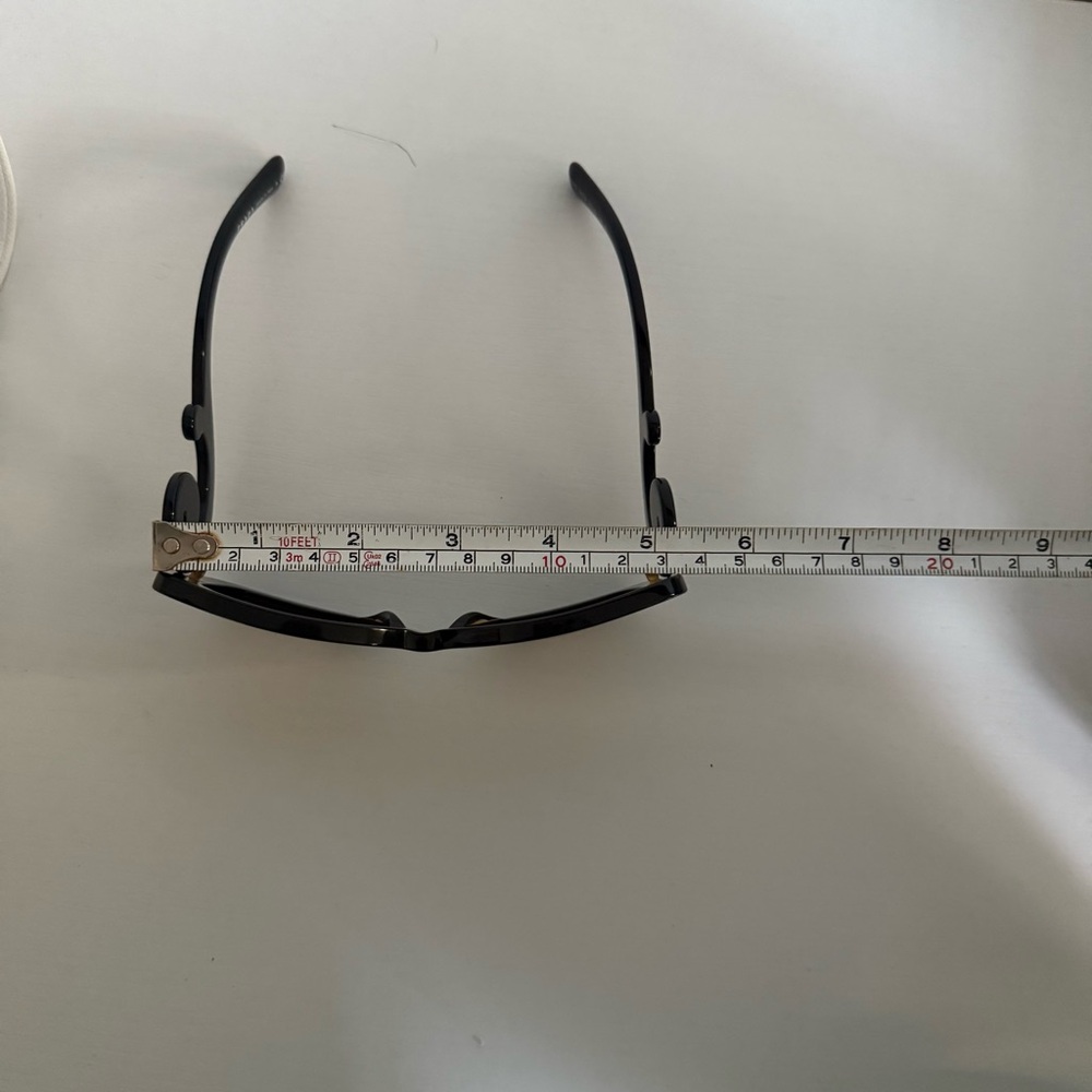 Prada SPR 27O Black Sculptural Swirl Arm Sunglasses Italy - Picture 10 of 14